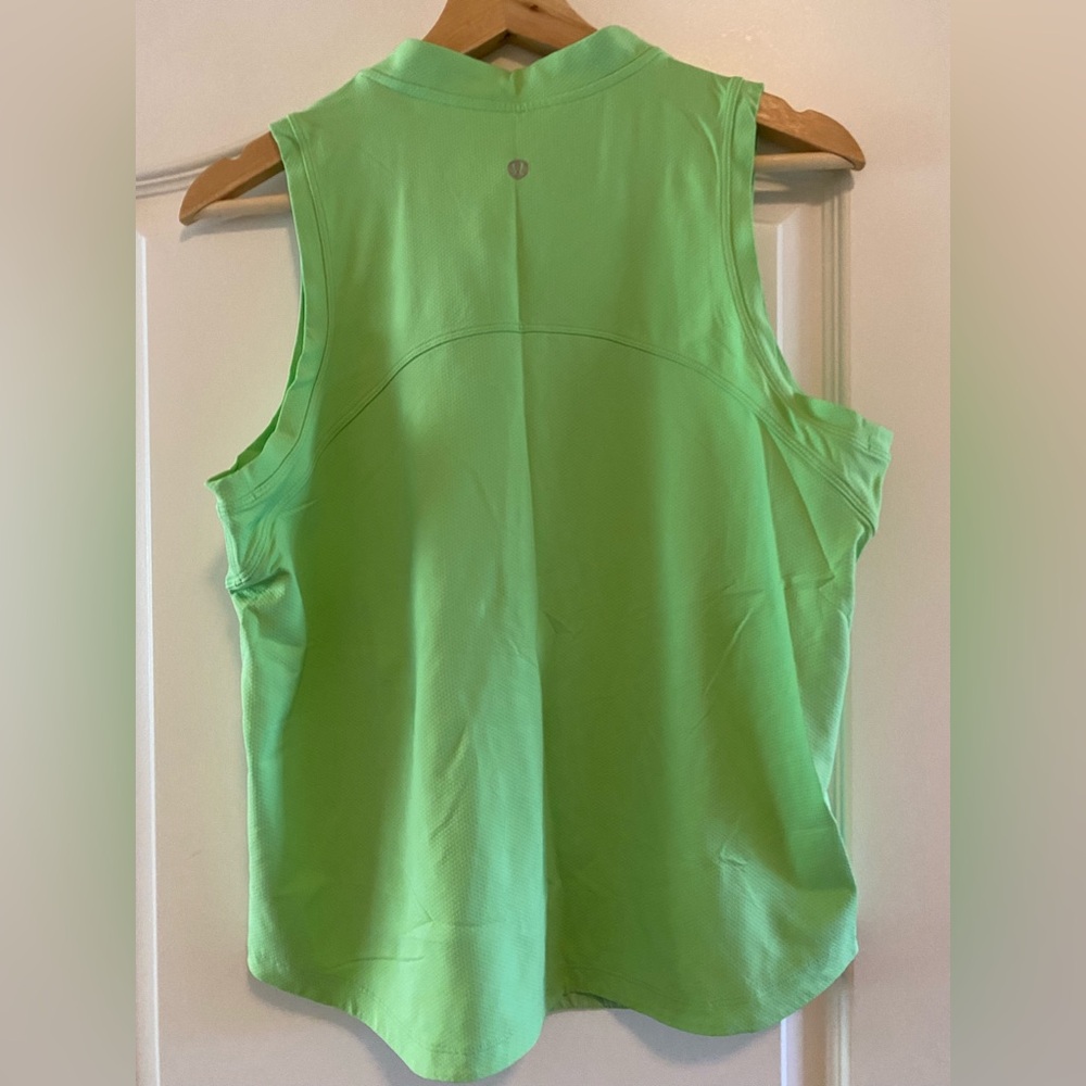 Lululemon Front Zip Tank Green 10 - Picture 13 of 16